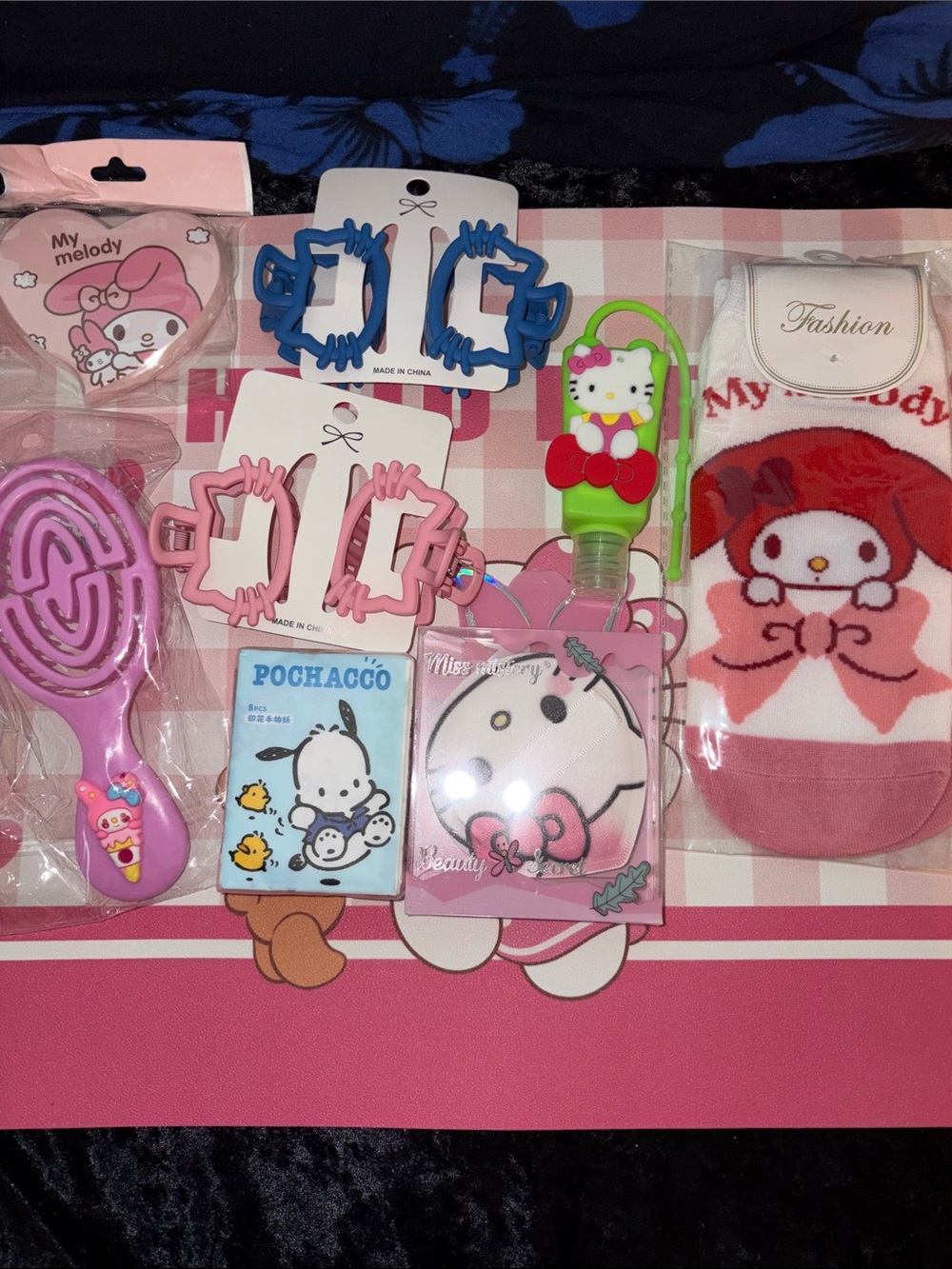 Sanrio Assorted Pink My Melody & Friends Accessories Bundle